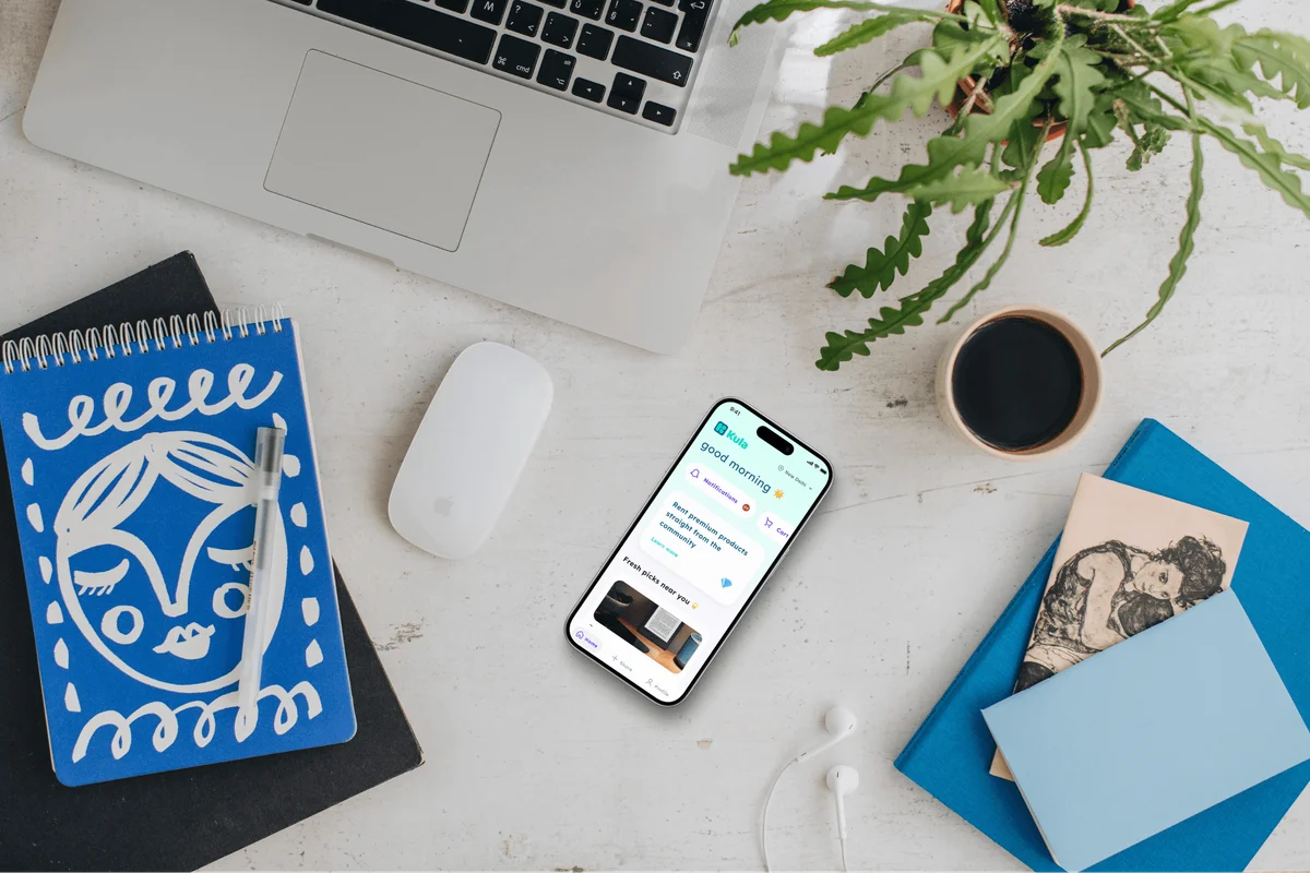 Kula peer-to-peer sharing product interface