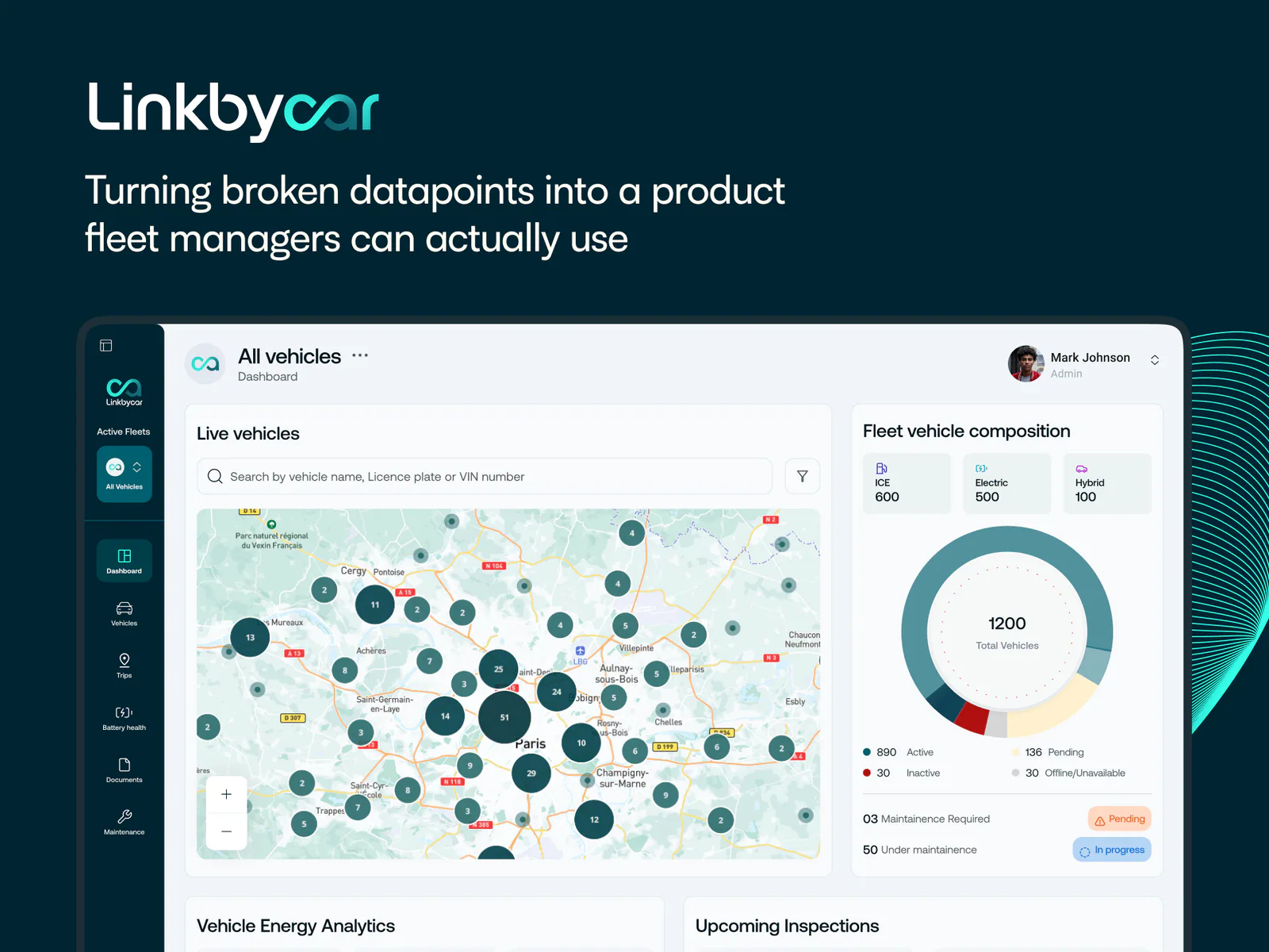 LinkByCar fleet dashboard project overview