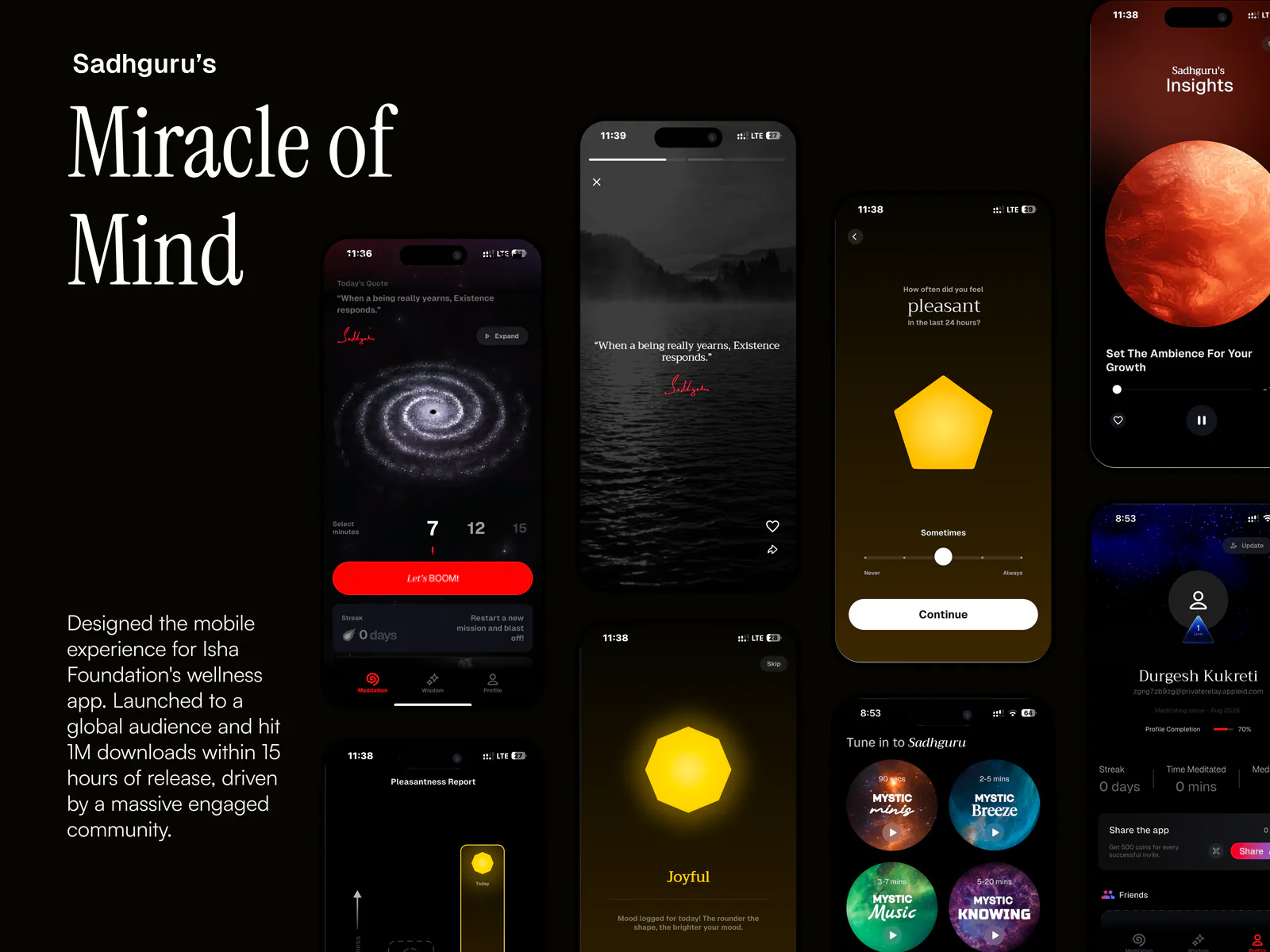 Miracle of Mind mobile product overview